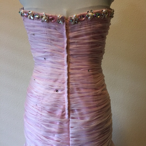 Tony Bowls Le Gala Ice Drop Waist Prom Dress - Picture 5 of 6